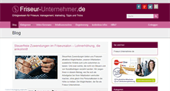 Desktop Screenshot of friseur-unternehmer.de
